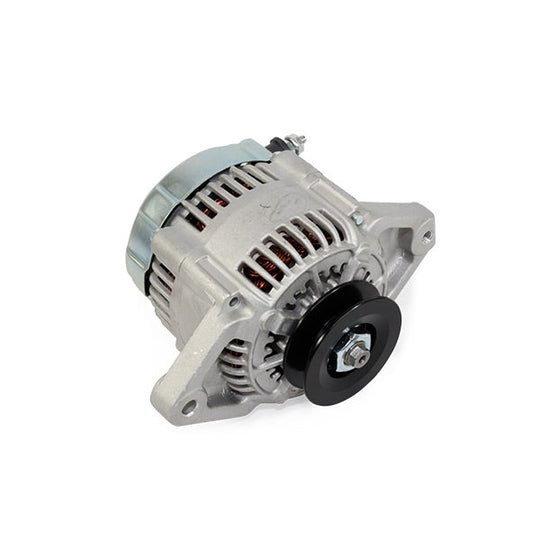 TSP Alternator; GM Mini Denso Style Race V-Belt 90 Amps; Satin Top Street Performance