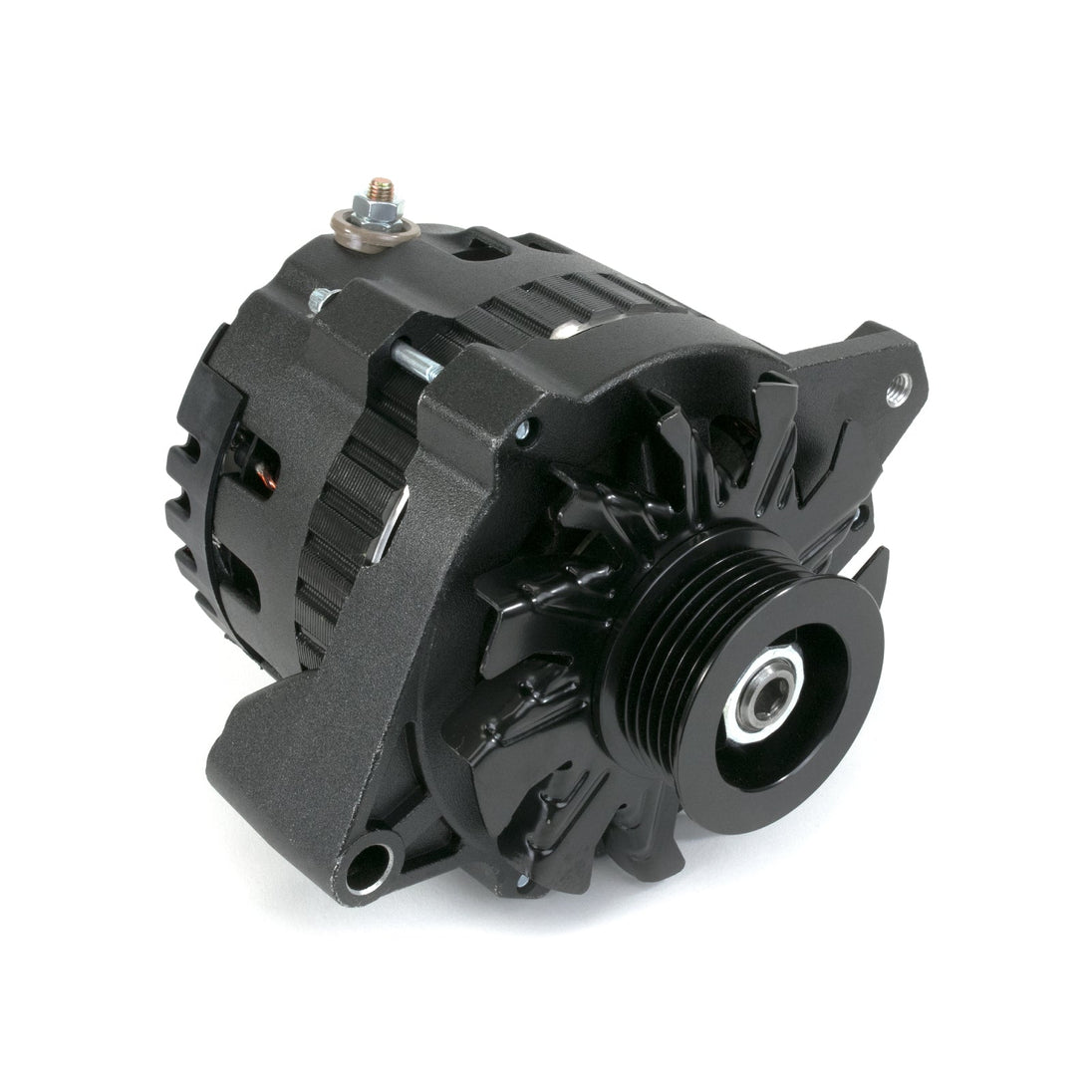 TSP Alternator; GM CS130 Serpentine Belt 160 Amps; Black Top Street Performance