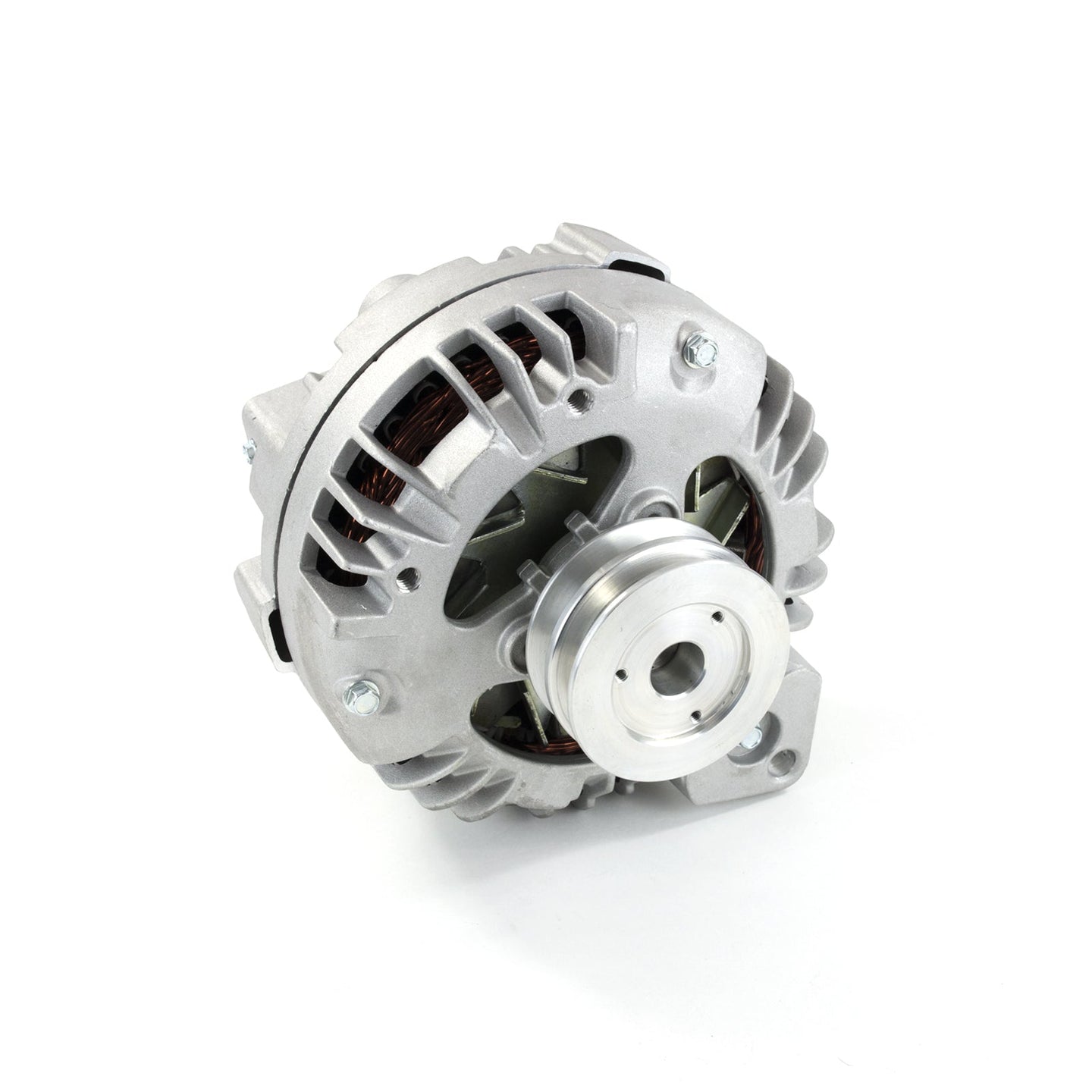 TSP Alternator; Chrysler V-Belt 100 Amps; Satin Top Street Performance