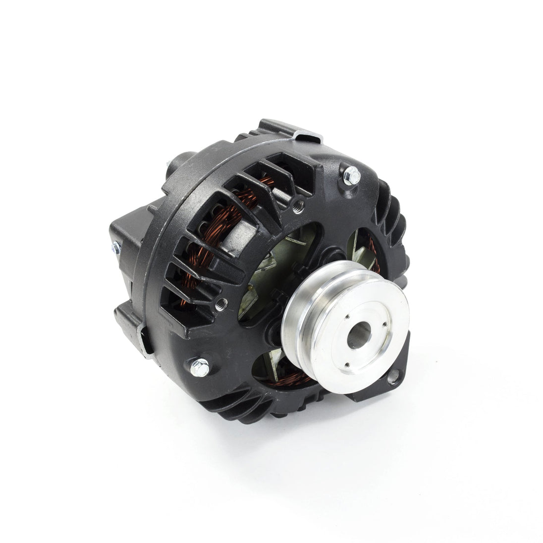 TSP Alternator; Chrysler V-Belt 100 Amps; Black Top Street Performance