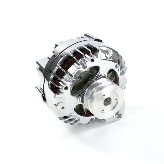 TSP Alternator; Chrysler V-Belt 100 Amps; Chrome Top Street Performance