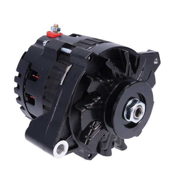 TSP Alternator; GM CS130 V-Belt 220 Amps; Black Top Street Performance