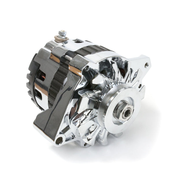 TSP Alternator; GM CS130 V-Belt 220 Amps; Chrome Top Street Performance