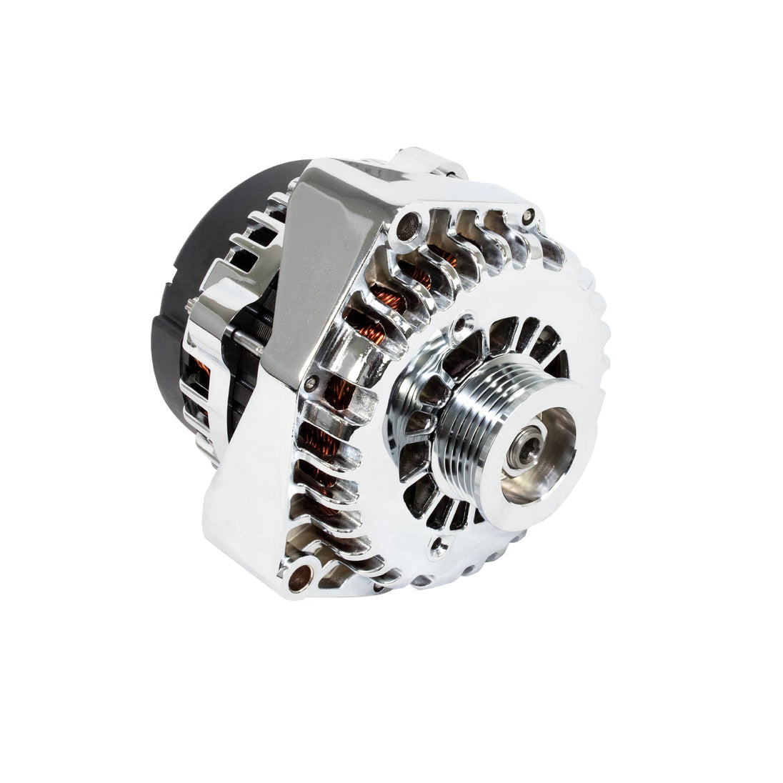TSP Alternator; GM AD244 Serpentine Belt 180 Amps; Chrome; LS Truck Engines Top Street Performance