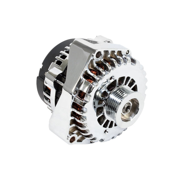 TSP Alternator; GM AD244 Serpentine Belt 180 Amps; Chrome; LS Truck Engines Top Street Performance
