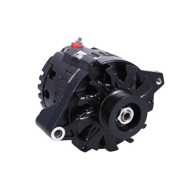 Alternator; GM CS130 Serpentine Belt 220 Amps; Black Top Street Performance