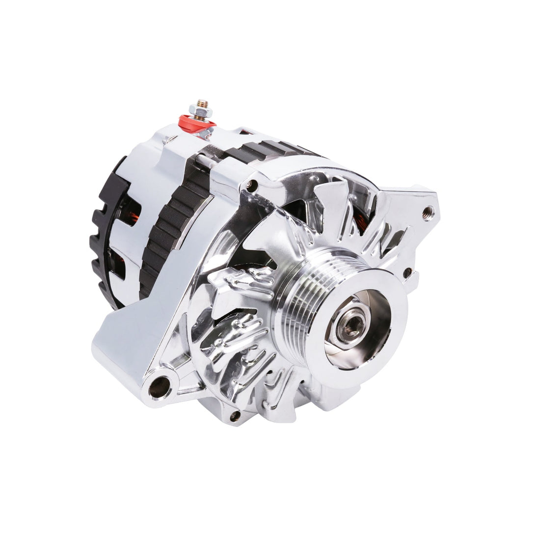 TSP Alternator; GM CS130 Serpentine Belt 220 Amps; Chrome Top Street Performance