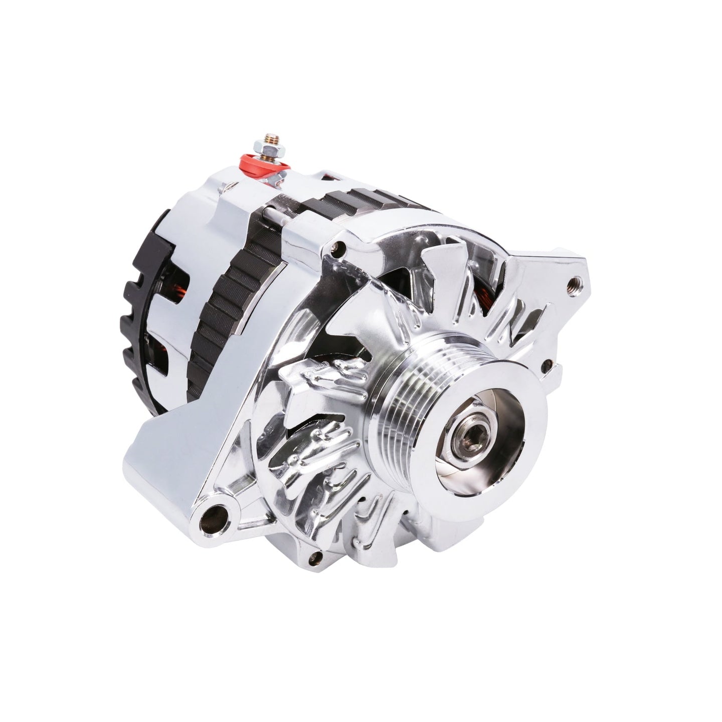 TSP Alternator; GM CS130 Serpentine Belt 220 Amps; Chrome Top Street Performance