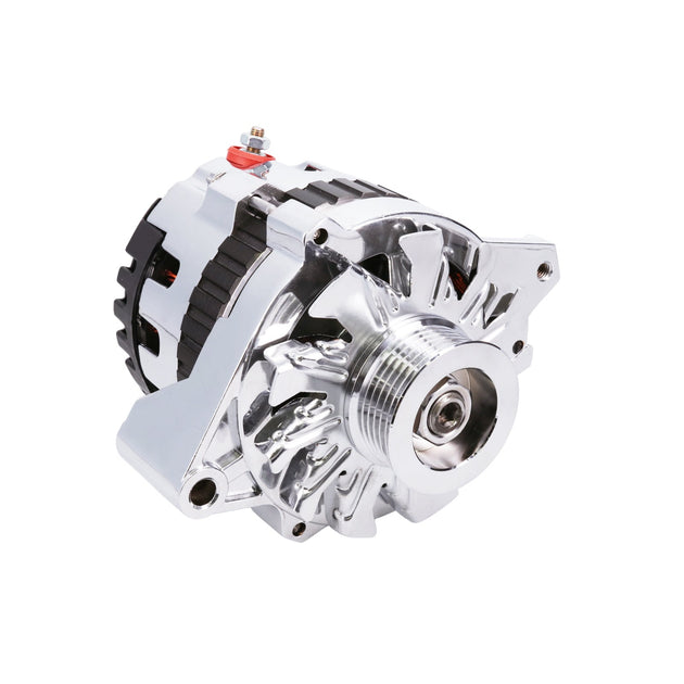 TSP Alternator; GM CS130 Serpentine Belt 220 Amps; Chrome Top Street Performance
