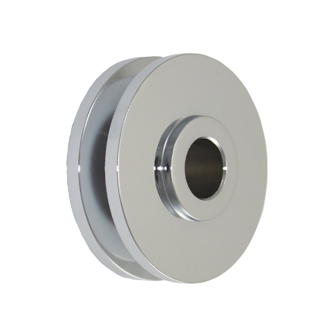 TSP Alternator Pulley; Single Groove Chrome Steel Top Street Performance