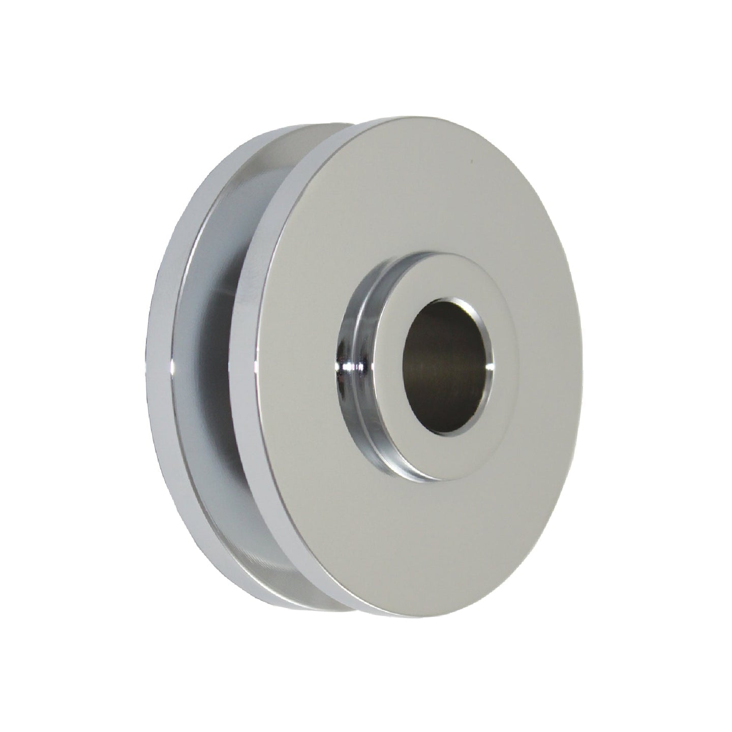 TSP Alternator Pulley; Single Groove Chrome Steel Top Street Performance