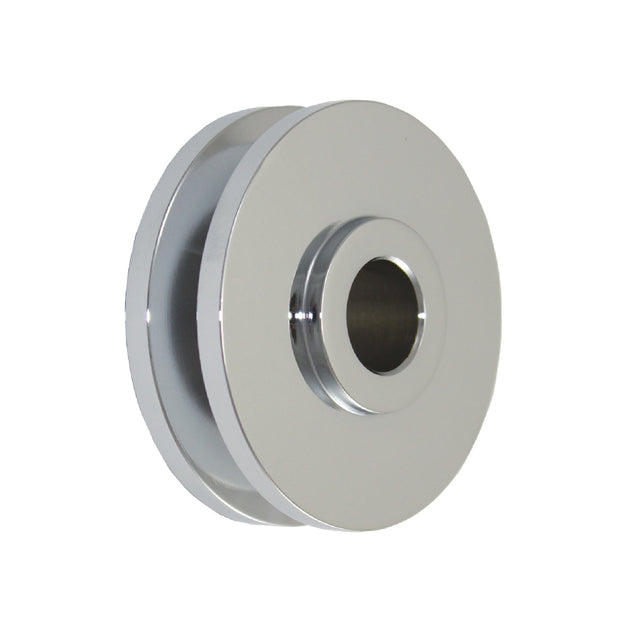 TSP Alternator Pulley; Single Groove Chrome Steel Top Street Performance