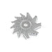 TSP Alternator Fan; Chrome Steel Top Street Performance