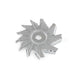 TSP Alternator Fan; Chrome Steel Top Street Performance