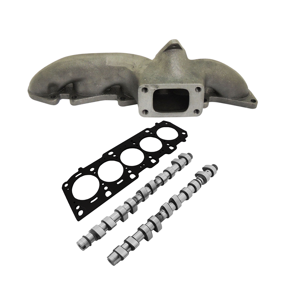 T3 turbo manifold + 260°/252° camshaft set + MLS head gasket for Fiat/Lancia inline 5cyl 20V SPA TURBO USA