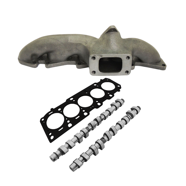 T3 turbo manifold + 260°/252° camshaft set + MLS head gasket for Fiat/Lancia inline 5cyl 20V SPA TURBO USA