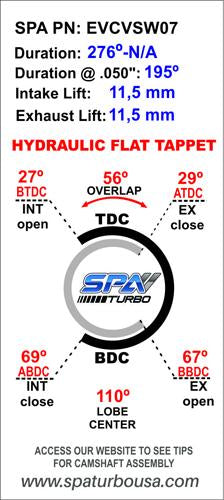VW 8v/16v ABA ABF MLS High Compression Head Gasket - 0.5mm + VW 8V 276 N/A application hydraulic tappets performance camshaft SPA TURBO USA