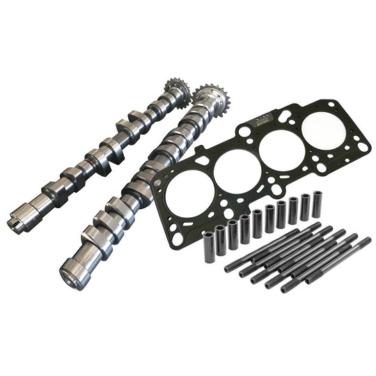 252 / 260 High Performance Camshaft set + Set FORGED HEAD STUDS + Decompression MLS head gasket For VW/AUDI 1.8L 20V SPA TURBO USA