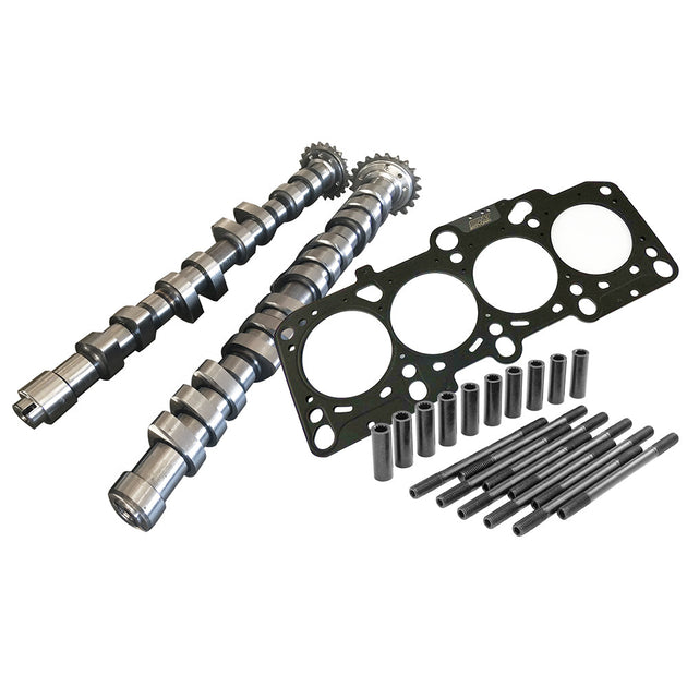 252 / 260 High Performance Camshaft set + Set FORGED HEAD STUDS + Decompression MLS head gasket For VW/AUDI 1.8L 20V SPA TURBO USA