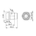 FORGED WHEEL STUD AND NUT COMPETITION TYPE 62mm M12x1.5 – Pack of 16 SPA TURBO USA