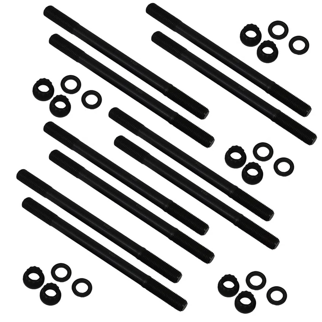 FORGED HEAD STUDS Chevy Euro C20NE C22NE 2.0 / 2.2L 8V 162MM - SET OF 10 units SPA TURBO USA