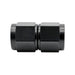 -10AN Female AN Flare Union Straight Adapter, Swivel Style, Black Hard Anodized Aluminum Ace Race Parts
