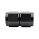 -16AN Female AN Flare Union Straight Adapter, Swivel Style, Black Hard Anodized Aluminum Ace Race Parts