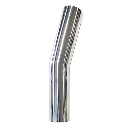 1.500" 16ga 15° Mandrel Bend - (2.250" CLR / 6.000" Legs) - Polished OD - 304 Stainless Ace Race Parts