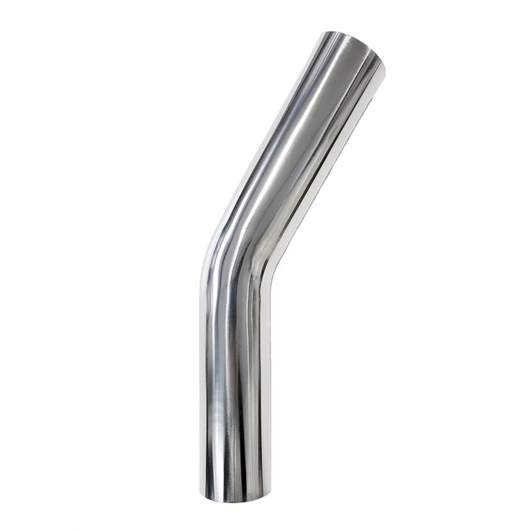 3.000" OD 16ga 30° Mandrel Bend - Polished OD - 6061 Aluminum - (4.500" CLR / 6.000" Legs) Ace Race Parts