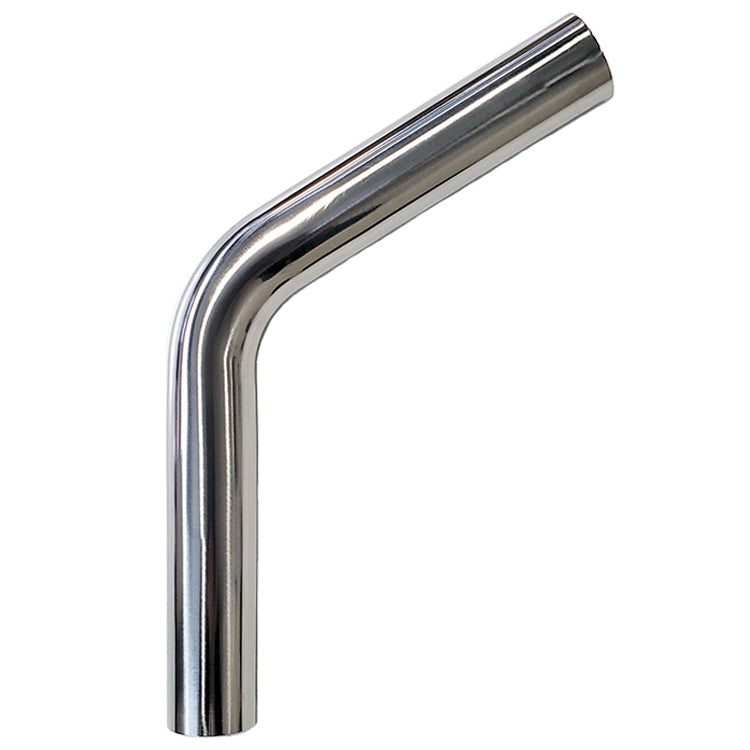 1.500" 16ga 60° Mandrel Bend - (2.250" CLR / 6.000" Legs) - Polished OD - 304 Stainless Ace Race Parts