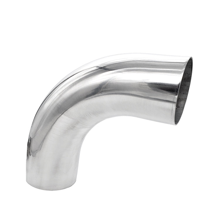 5.000" OD 14ga 90° Mandrel Bend - Polished OD - 6061 Aluminum - (7.000" CLR / 4.000" Legs) Ace Race Parts