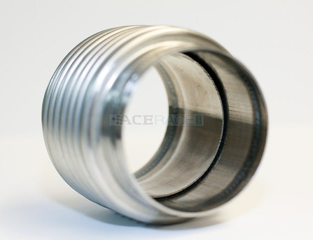 1.500" Flex Bellow (with Inner Liner) x 2.500" Overall Length - 304 Stainless Ace Race Parts
