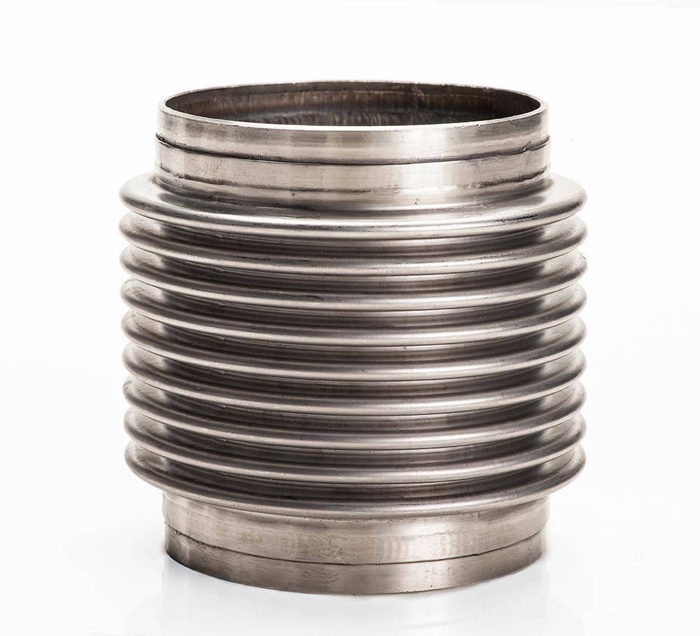 3.000" Flex Bellow (with Inner Liner) x 4.000" Overall Length - 321 Stainless Ace Race Parts