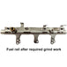 2.0L TSI / FSI T3 Twin Scroll Turbo Exhaust Manifold Transverse Engines + aluminum intake manifold - Black SPA TURBO USA