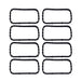 LS3 L92 Intake Manifold Gaskets; Rubber Top Street Performance