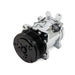 TSP A/C Compressor; Sanden 508 R134 Serpentine Belt; Chrome With Black Clutch Top Street Performance
