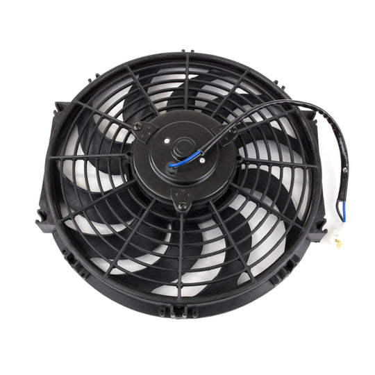 TSP Universal Radiator Fan; S-Blade; 12" Black Top Street Performance