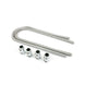 TSP Heater Hose Kit; 44" Chrome Top Street Performance