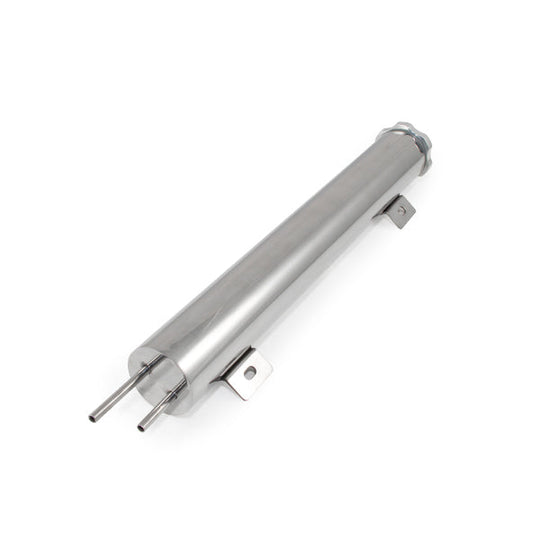 TSP Overflow Tank; Stainless Steel; 2" X 17" Top Street Performance