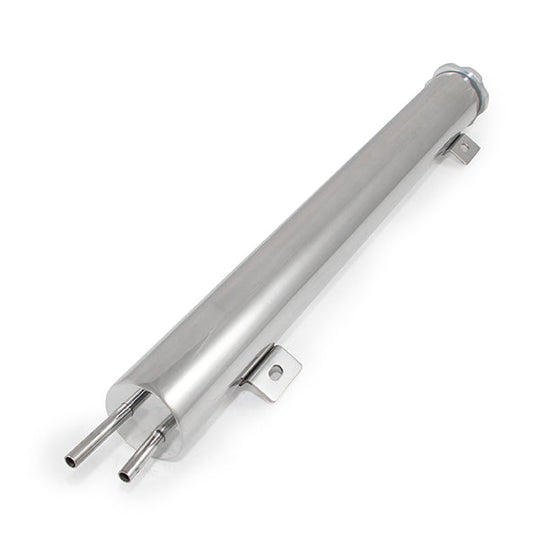 TSP Overflow Tank; Stainless Steel; 2" X 19" Top Street Performance