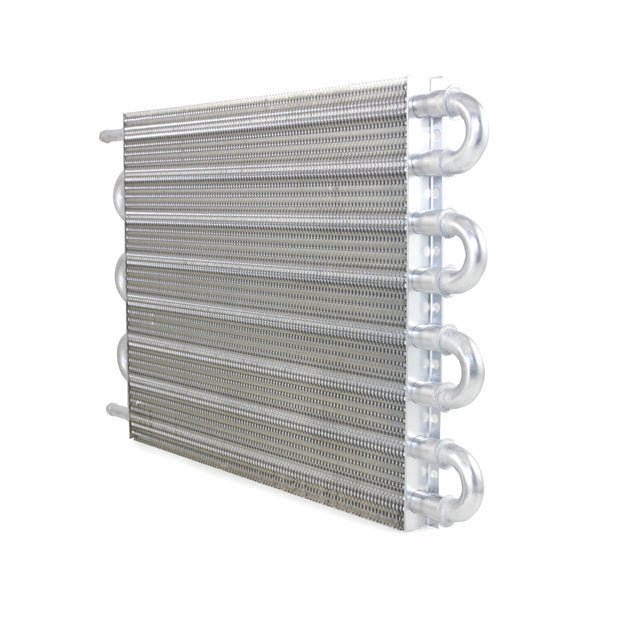 TSP Transmission Oil Cooler; 10" X 15 3/4" With Push-On Fitting Top Street Performance