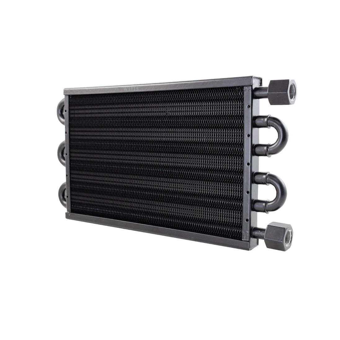 TSP Transmission Oil Cooler; 7 1/2" X 15 1/2" With Flare Fitting Top Street Performance