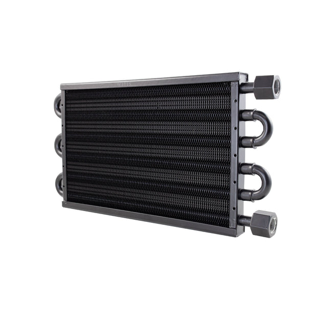 TSP Transmission Oil Cooler; 7 1/2" X 15 1/2" With Flare Fitting Top Street Performance
