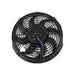 TSP Pro Series Universal Radiator Fan; S-Blade; 12" Black Top Street Performance