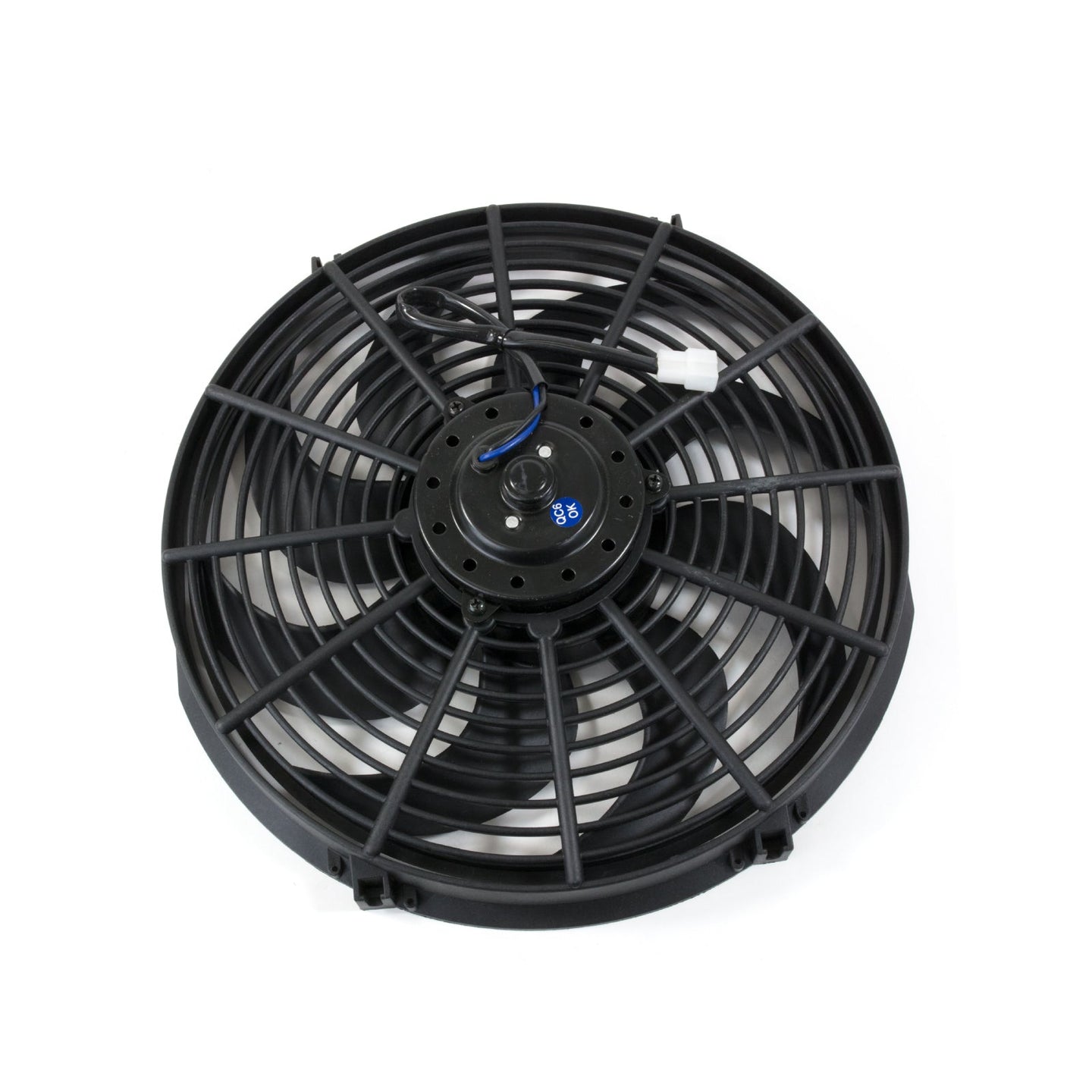 TSP Pro Series Universal Radiator Fan; S-Blade; 14" Black Top Street Performance