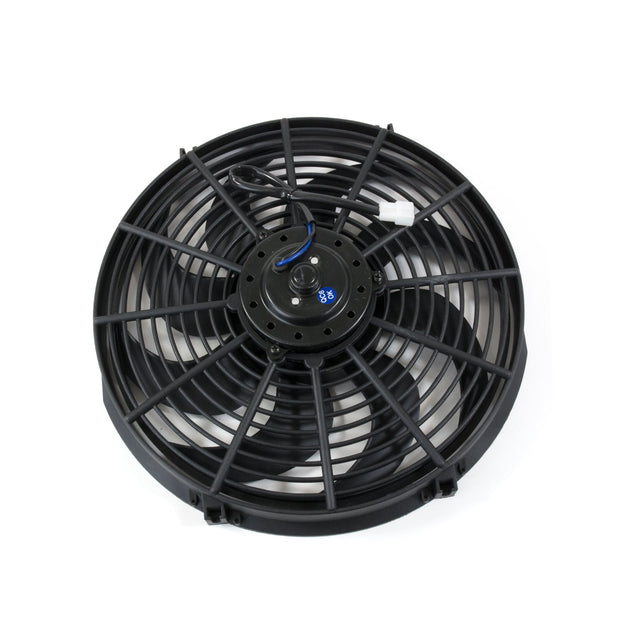 TSP Pro Series Universal Radiator Fan; S-Blade; 14" Black Top Street Performance