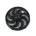 TSP Pro Series Universal Radiator Fan; S-Blade; 14" Black Top Street Performance