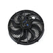 TSP Pro Series Universal Radiator Fan; S-Blade; 14" Black Top Street Performance