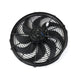 TSP Pro Series Universal Radiator Fan; S-Blade; 16" Black Top Street Performance