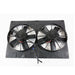 TSP Universal Dual Radiator Fan; Straight Blade; 11" Black Top Street Performance